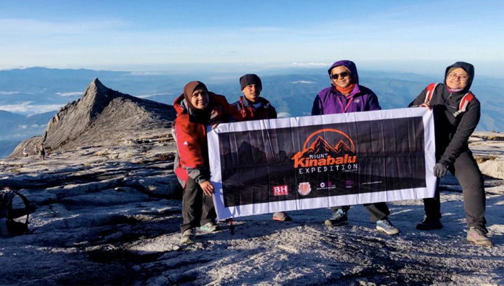 Salji di gunung kinabalu