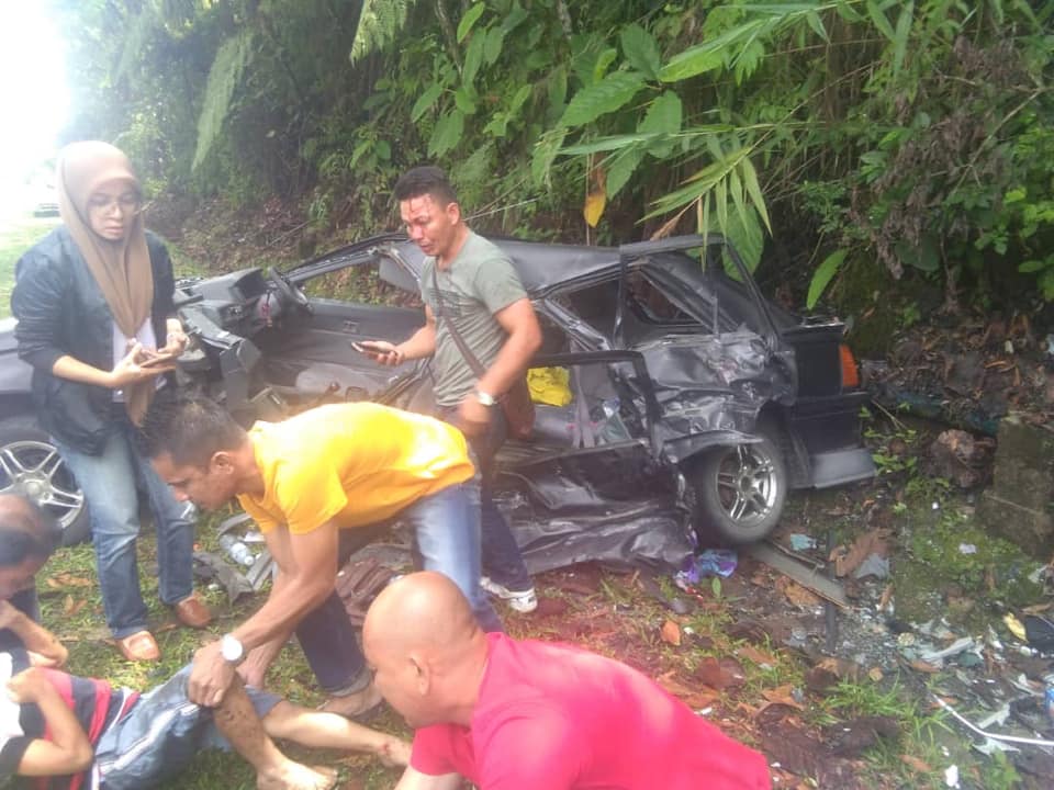 Dua Sekeluarga Maut Dalam Nahas Jalan Raya Di Jalan Ranau Tuaran Sabah Post