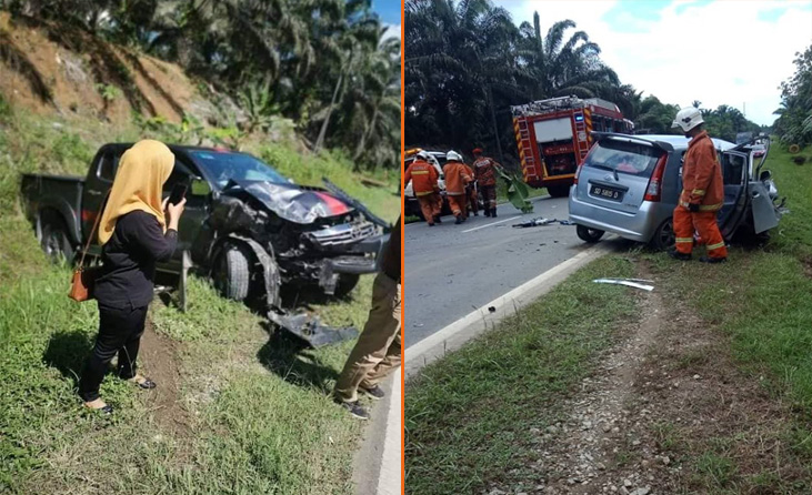 Suami Isteri Maut Kemalangan Tiga Kenderaan Di Jalan Kunak Tawau Sabah Post