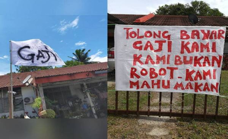 Kibar Bendera Putih Pekerja Kilang Di Sipitang Tuntut Penjelasan Gaji Tak Dibayar Sabah Post